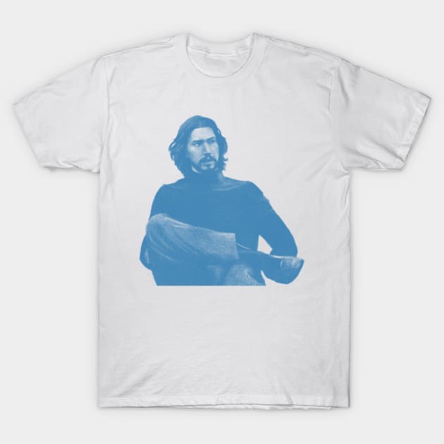 Adam Driver in Blue T-Shirt by fiatluxillust